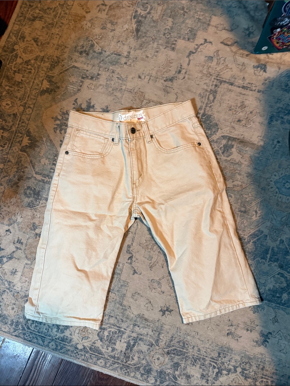 Denizen from Levi's Light Cream/Tan Kids' Denim Shorts